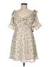 Lulus 100% Polyester Ivory Tan Cocktail Dress Size M - photo 1