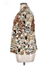Elementz 100% Polyester Animal Print Brown Short Sleeve Blouse Size XL - photo 5
