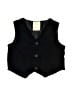 First Impressions 100% Cotton Black Tuxedo Vest 9-12 MO / 12 MO - photo 1