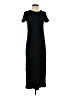 Zara Solid Black Casual Dress Size S - photo 1
