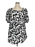 Assorted Brands Animal Print White Casual Dress Size XL (estimated) - photo 1