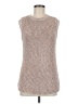 Ella Moss Tweed Brown Sweater Vest Size M - photo 1