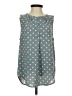 Monday Fun 100% Polyester Gray Sleeveless Blouse Size XS - photo 1