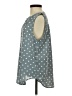 Monday Fun 100% Polyester Gray Sleeveless Blouse Size XS - photo 5