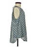Monday Fun 100% Polyester Gray Sleeveless Blouse Size XS - photo 4