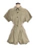 Hausen 100% Cotton Tan Romper Size S - photo 1