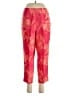 Worthington 100% Silk Floral Red casual pants Size 8 - photo 1