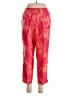 Worthington 100% Silk Floral Red casual pants Size 8 - photo 2
