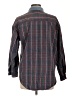 Assorted Brands 100% Cotton Plaid Black Long Sleeve Button-Down Shirt Size L - photo 2