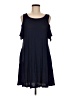 Unbranded Solid Blue Casual Dress Size M - photo 1