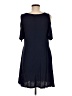 Unbranded Solid Blue Casual Dress Size M - photo 2