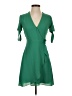 B. Smart 100% Polyester Solid Green Casual Dress Size 1 - photo 1