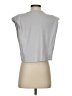 Babaton 100% Cotton Silver Sleeveless Blouse Size XXS - photo 2
