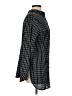 J.Jill 100% Rayon Checkered-gingham Black Long Sleeve Button-Down Shirt Size S - photo 4