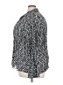 Worthington Print Black Long Sleeve Blouse Size 3X - photo 5