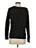 American Eagle Outfitters Metallic Black Pullover Sweater Size S - photo 2