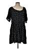 Assorted Brands 100% Rayon Stars Black Casual Dress Size L - photo 1