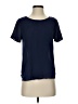 Lily White 100% Polyester Blue Short Sleeve Top Size S - photo 1