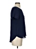 Lily White 100% Polyester Blue Short Sleeve Top Size S - photo 4