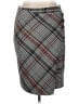 Trina Turk Plaid Gray Formal Skirt Size 14 - photo 1