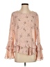 a.n.a. A New Approach 100% Polyester Pink 3/4 Sleeve Blouse Size S - photo 1