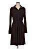 Coldwater Creek Polka Dots Black Casual Dress Size 8 - photo 1