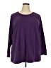 Danskin Now 100% Polyester Purple Pullover Sweater Size 2X - photo 1