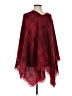 J.Jill 100% Polyester Burgundy Poncho Size Sm-L - photo 1