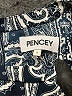 Pencey Paisley Silver Short Sleeve Blouse Size 8 - photo 7