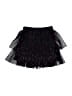 Zara 100% Leather Hearts Black Skirt Size 6 - photo 1