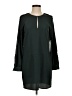 Scoop 100% Polyester Solid Green Casual Dress Size S - photo 1