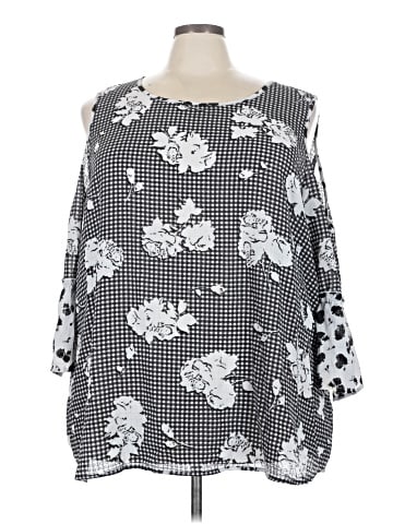 Spense 3/4 Sleeve Blouse (view 1)