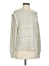 Ann Taylor LOFT Metallic Silver Pullover Sweater Size S - photo 1