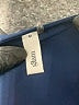 Glam 100% Polyester Solid Blue Casual Dress Size M - photo 7