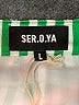 Ser.O.Ya 100% Acetate Stripes Green Shorts Size L - photo 3