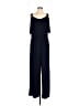 Emma & Michele Solid Blue Jumpsuit Size L - photo 1