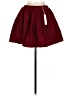 Sofie The label 100% Polyester Solid Burgundy Formal Skirt Size M - photo 2