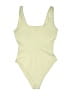 OQQ Yellow Bodysuit Size S - photo 1