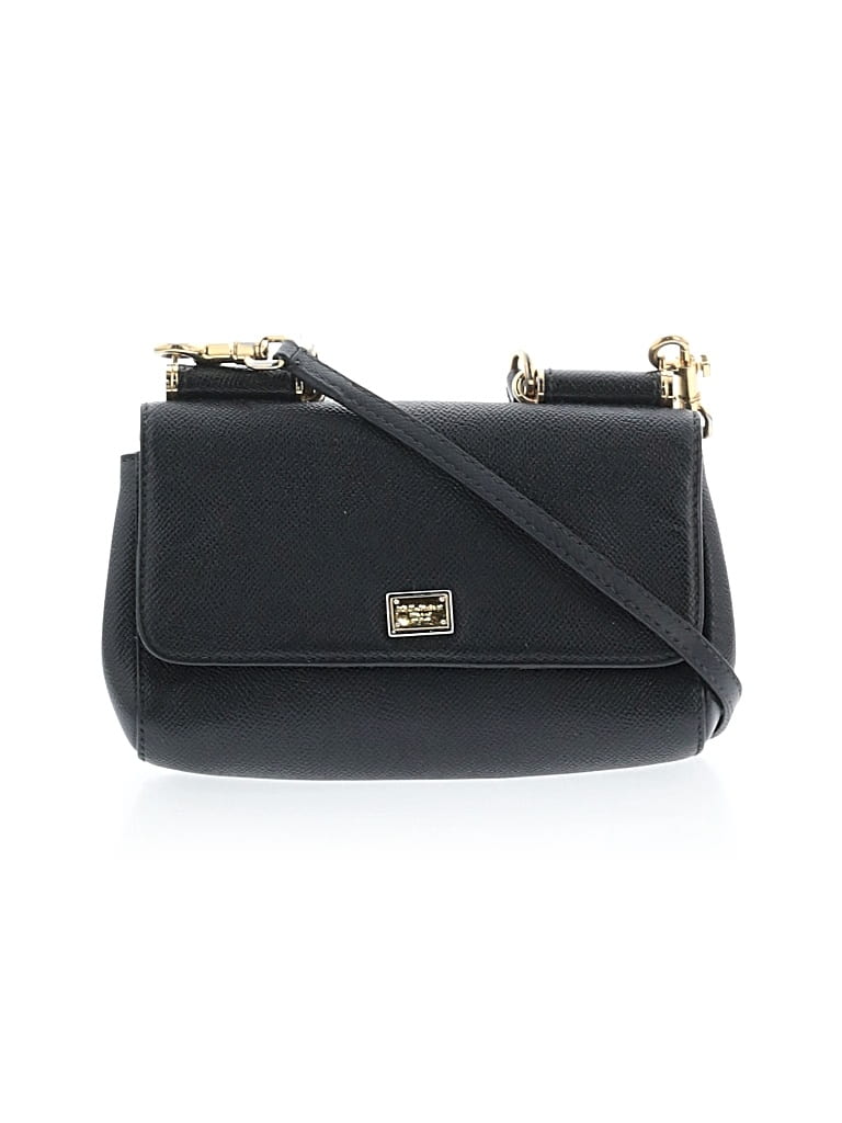 Pre-owned Dolce & Gabbana Leather Satchel In Black