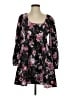 Forever 21 100% Polyester Floral Black Casual Dress Size S - photo 1