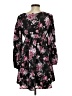 Forever 21 100% Polyester Floral Black Casual Dress Size S - photo 2