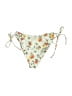 Shein Floral Ivory Swimsuit Bottoms Size S - photo 2