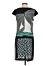 Gabby Skye 100% Polyester Graphic Gray Casual Dress Size 4 - photo 2