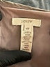 J.Crew 100% Silk Metallic Gray Cocktail Dress Size 10 (petite) - photo 7