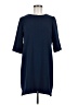 Mango Chevron-herringbone Blue Casual Dress Size 6 - photo 1