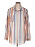 Unbranded Stripes Orange Long Sleeve Blouse Size L - photo 1