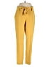 Meg & Margot Solid Yellow Casual Pants Size XS - photo 1