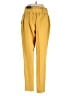Meg & Margot Solid Yellow Casual Pants Size XS - photo 2