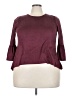 bryn WALKER Burgundy 3/4 Sleeve Top Size 4X - photo 1