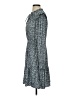 Gap 100% Polyester Paisley Blue Casual Dress Size L - photo 5